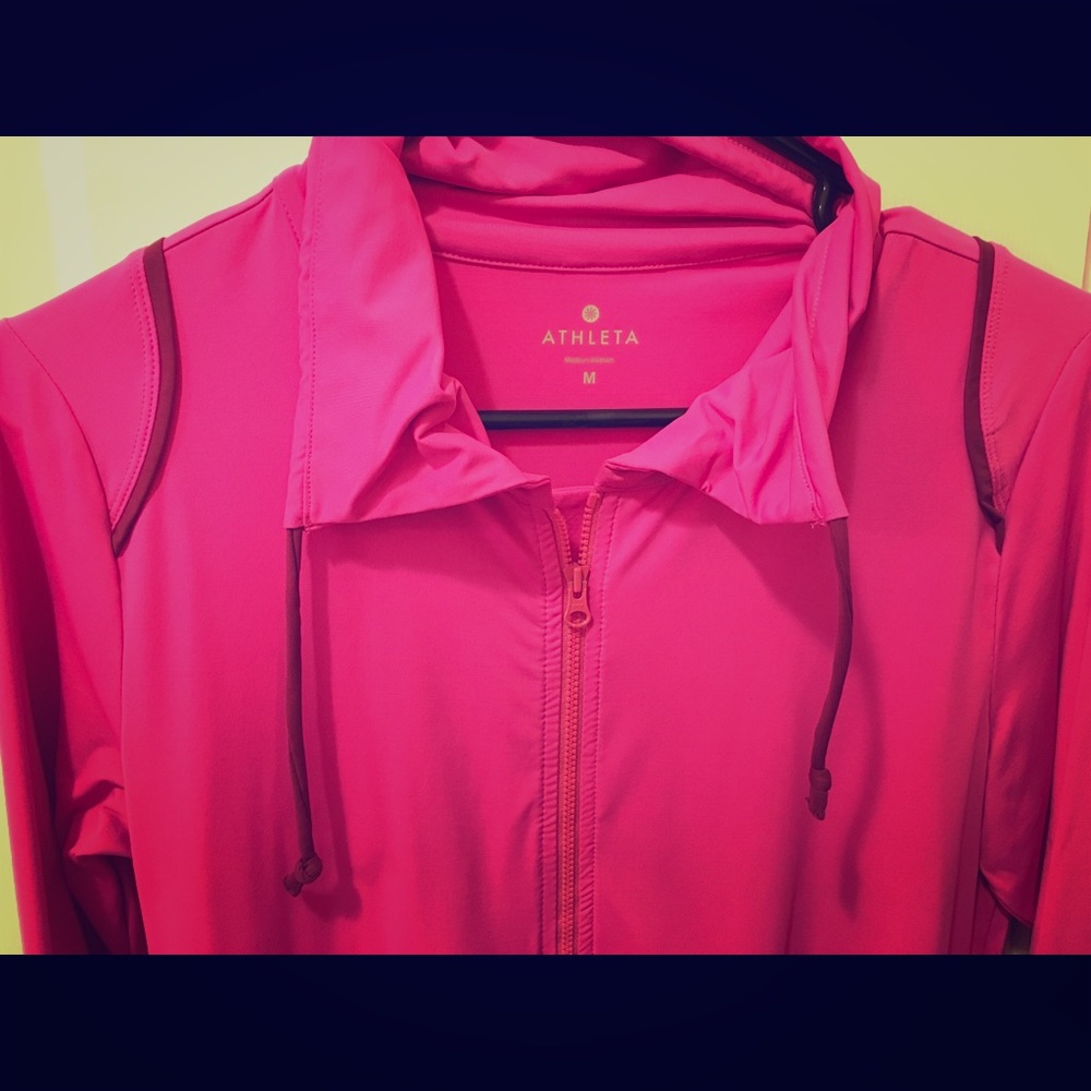 Pink Athleta Yoga Jacket